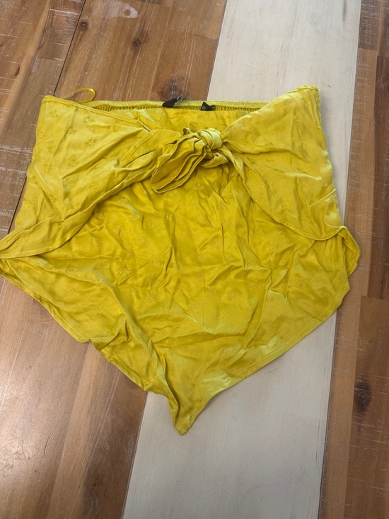 Zara Other - Zara Bright Yellow Swim Sarong with Front Knot